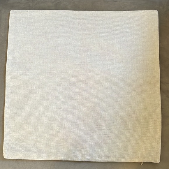 Both New! Pillow cover + insert 18”X 18”, “Merry Christmas”, tree/snowflakes - Picture 5 of 11